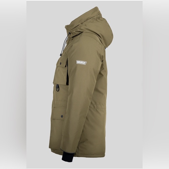 NWT Wuxly Elk Parka Green Size Medium - Picture 5 of 14